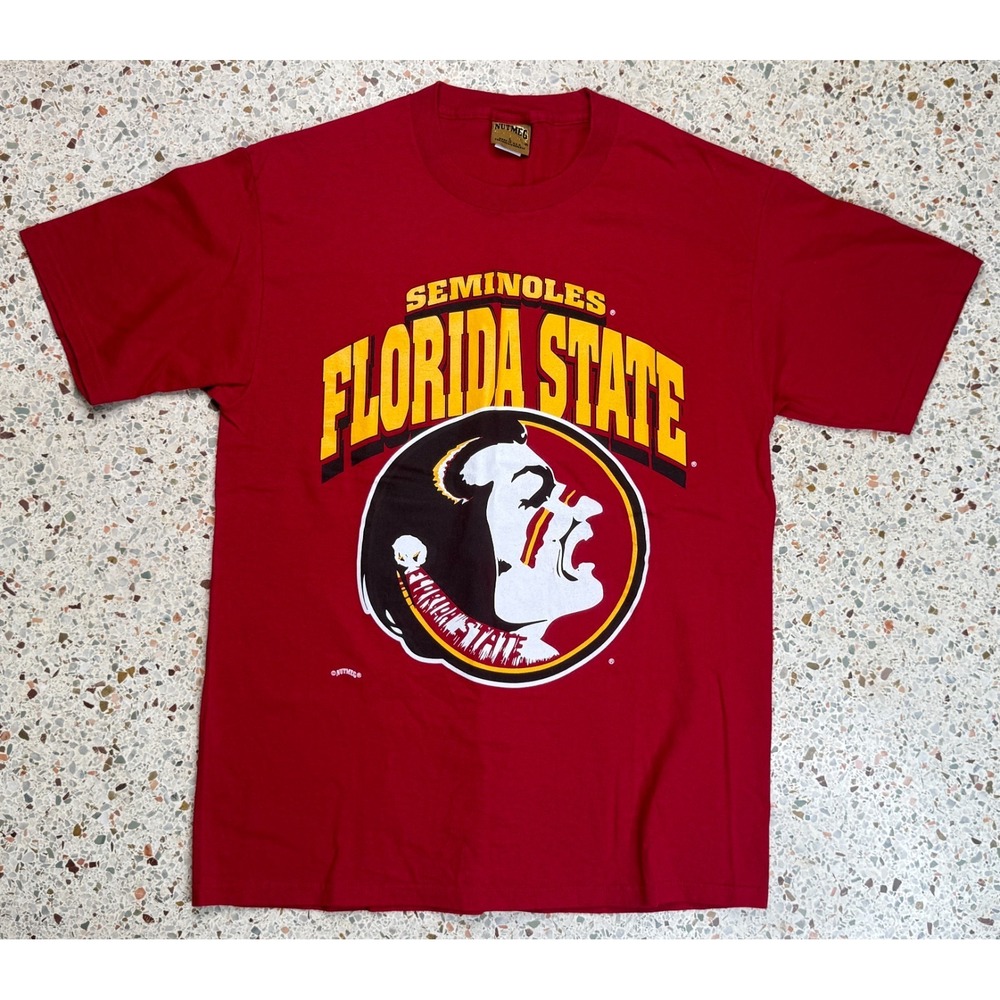 Nutmeg Mills NCAA Vtg Florida State Seminoles Short Sleeve T-Shirt Size Large